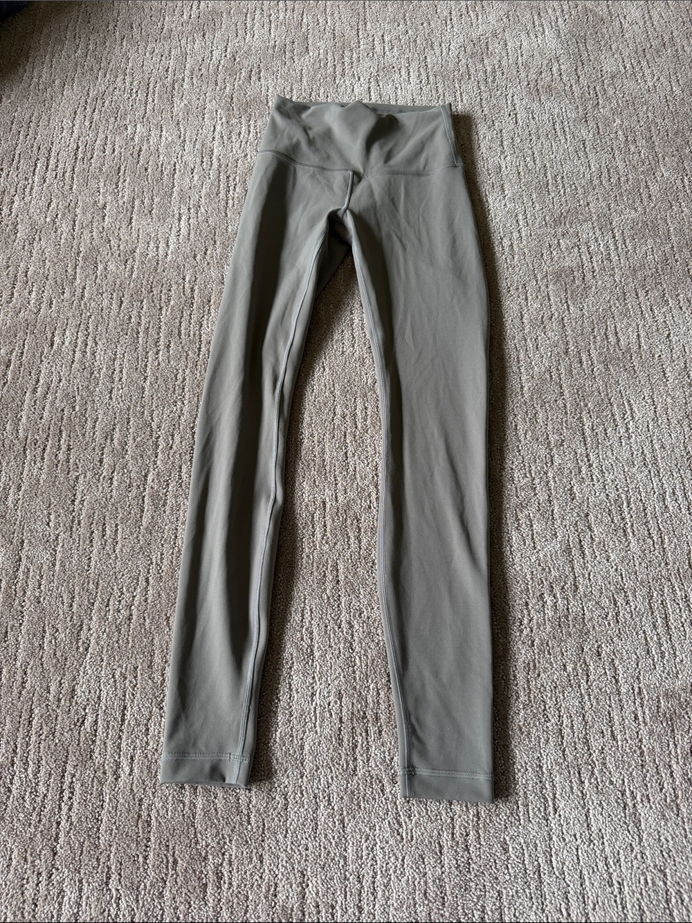 lululemon athletica Olive Gray High-Rise Leggings